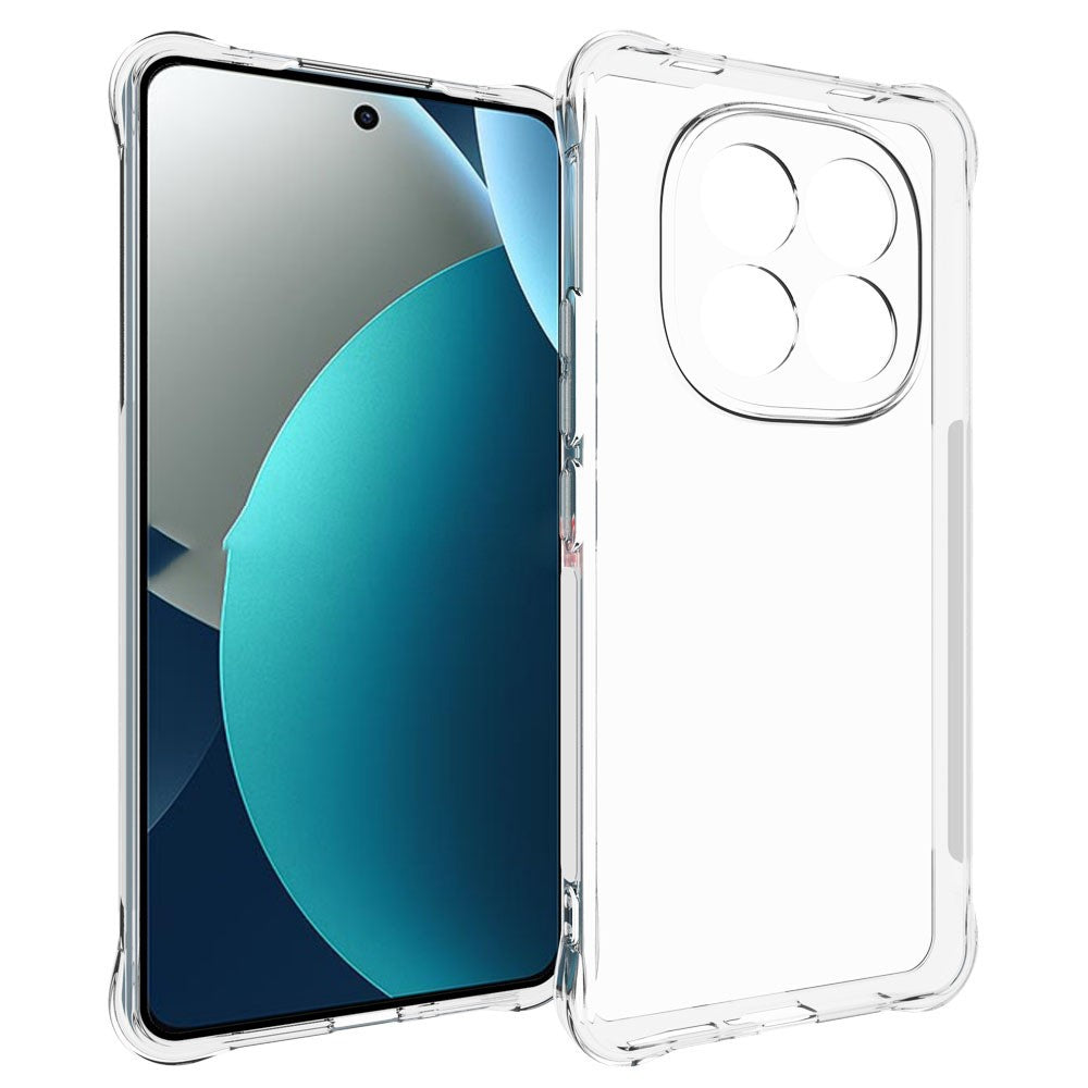 For Xiaomi Redmi Note 15 Pro 4G (Global) TPU Case Non Slip Anti Drop Phone Cover - Transparent
