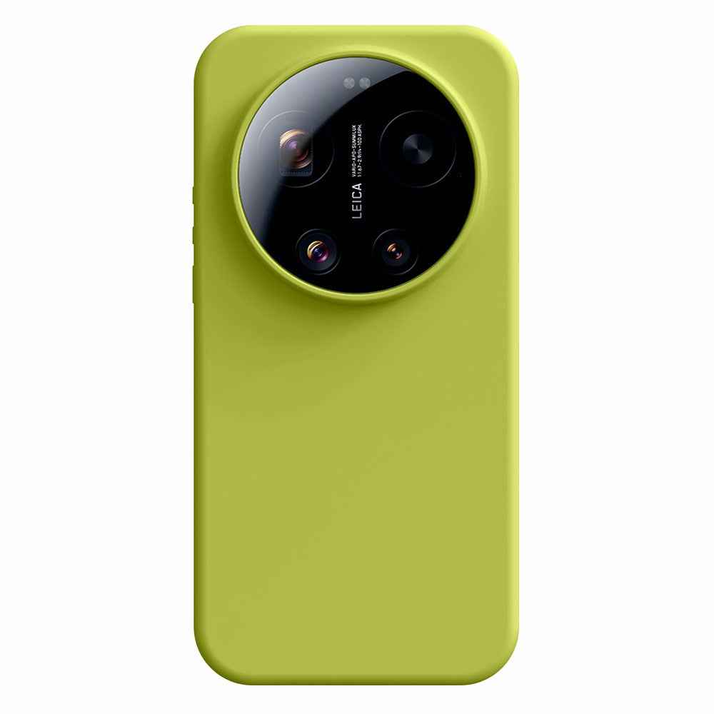 For Xiaomi 17 Ultra 5G Case Skin-Friendly Liquid Silicone + PC Phone Cover - Green