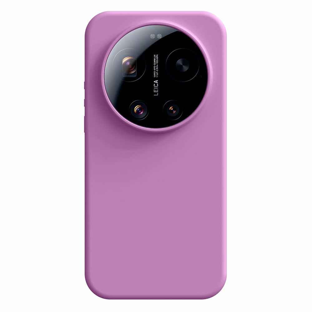 For Xiaomi 17 Ultra 5G Case Skin-Friendly Liquid Silicone + PC Phone Cover - Purple