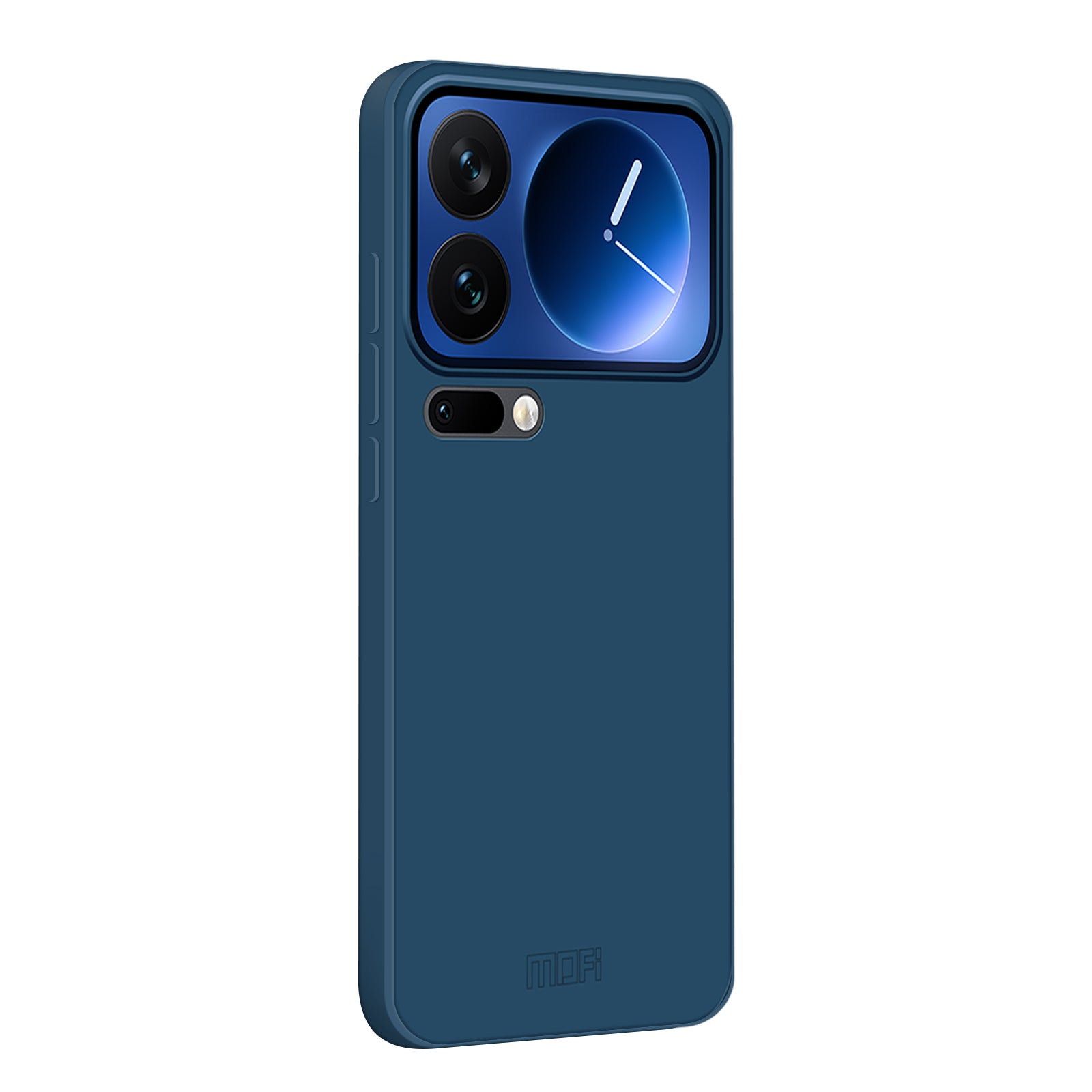 For Xiaomi 17 Pro Max Case MOFI Skin Touch Soft TPU Protective Phone Cover - Blue