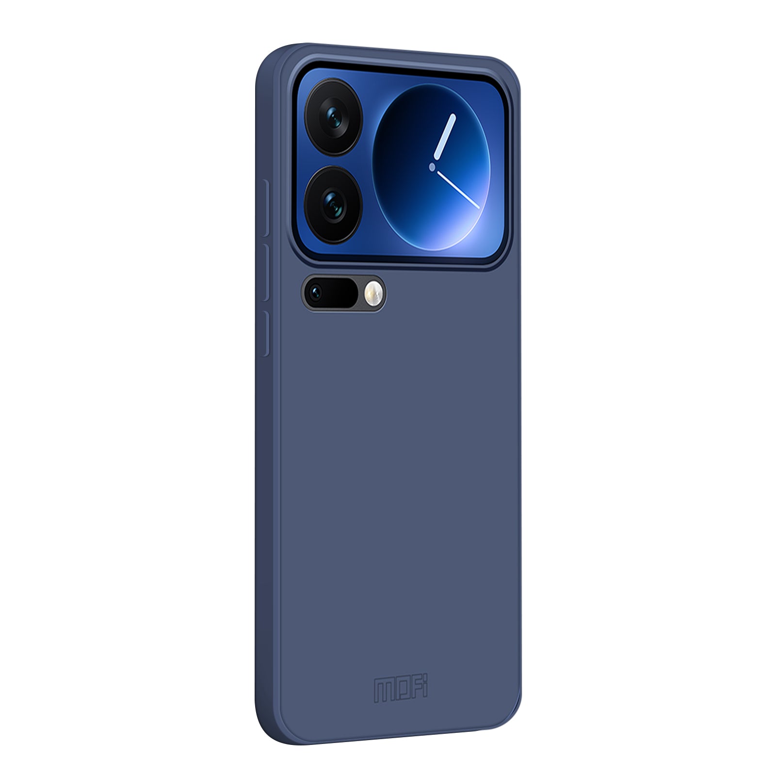 For Xiaomi 17 Pro Max Case MOFI Skin Touch Soft TPU Protective Phone Cover - Grayish Blue