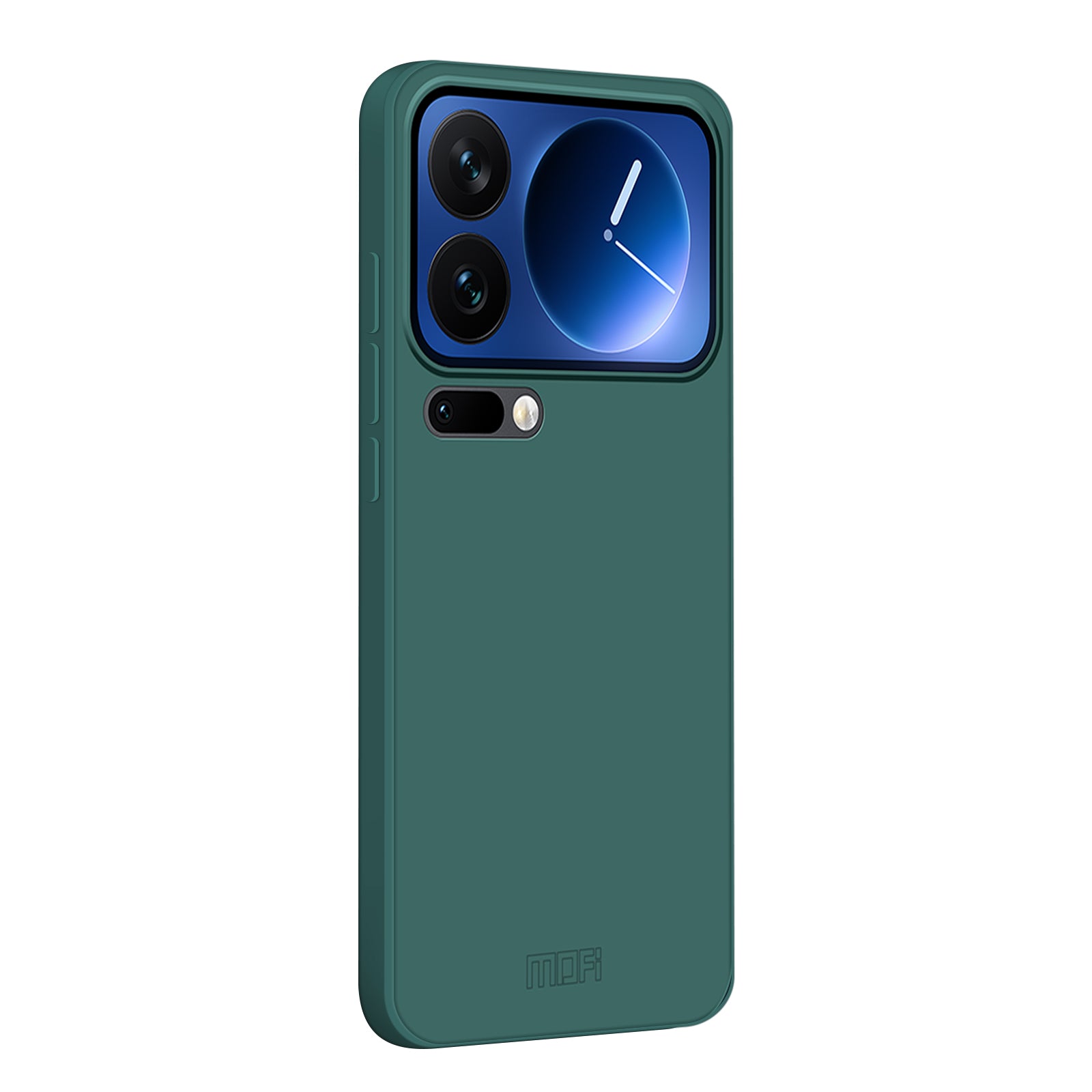 For Xiaomi 17 Pro Case MOFI Skin Touch Soft TPU Protective Phone Cover - Dark Green