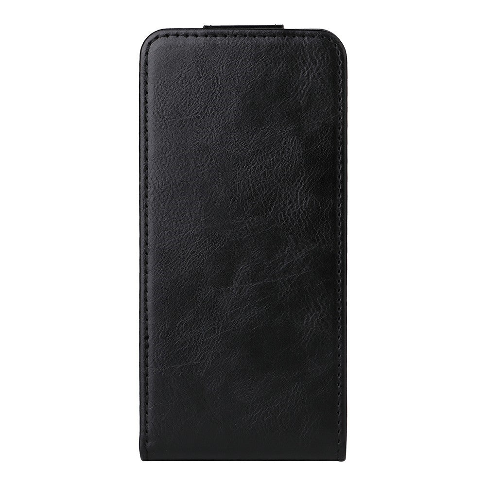 For Xiaomi Redmi Note 15 4G (Global) Stand Case Magnetic Clasp Vertical Flip Leather Phone Cover with Card Holder - Black