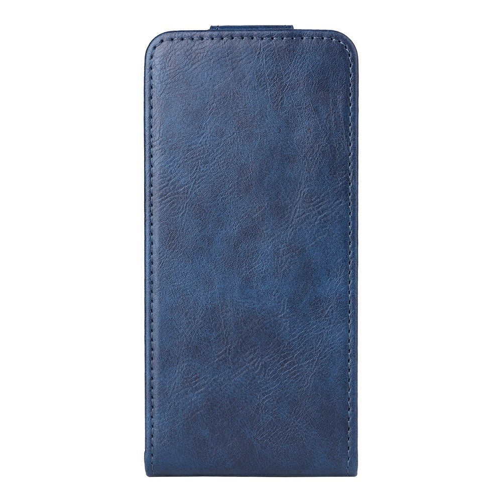 For Xiaomi Redmi Note 15 4G (Global) Stand Case Magnetic Clasp Vertical Flip Leather Phone Cover with Card Holder - Dark Blue