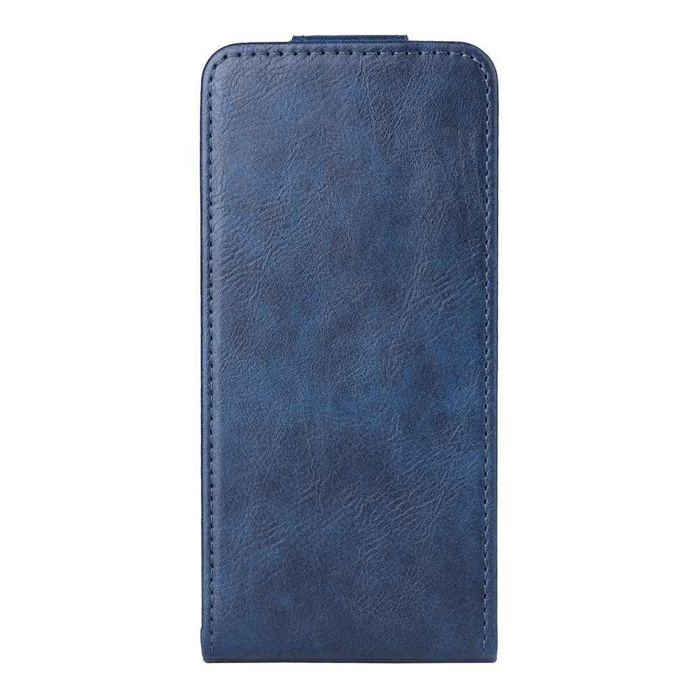 For Xiaomi 17 Ultra 5G Stand Case Magnetic Clasp Vertical Flip Leather Phone Cover with Card Holder - Dark Blue