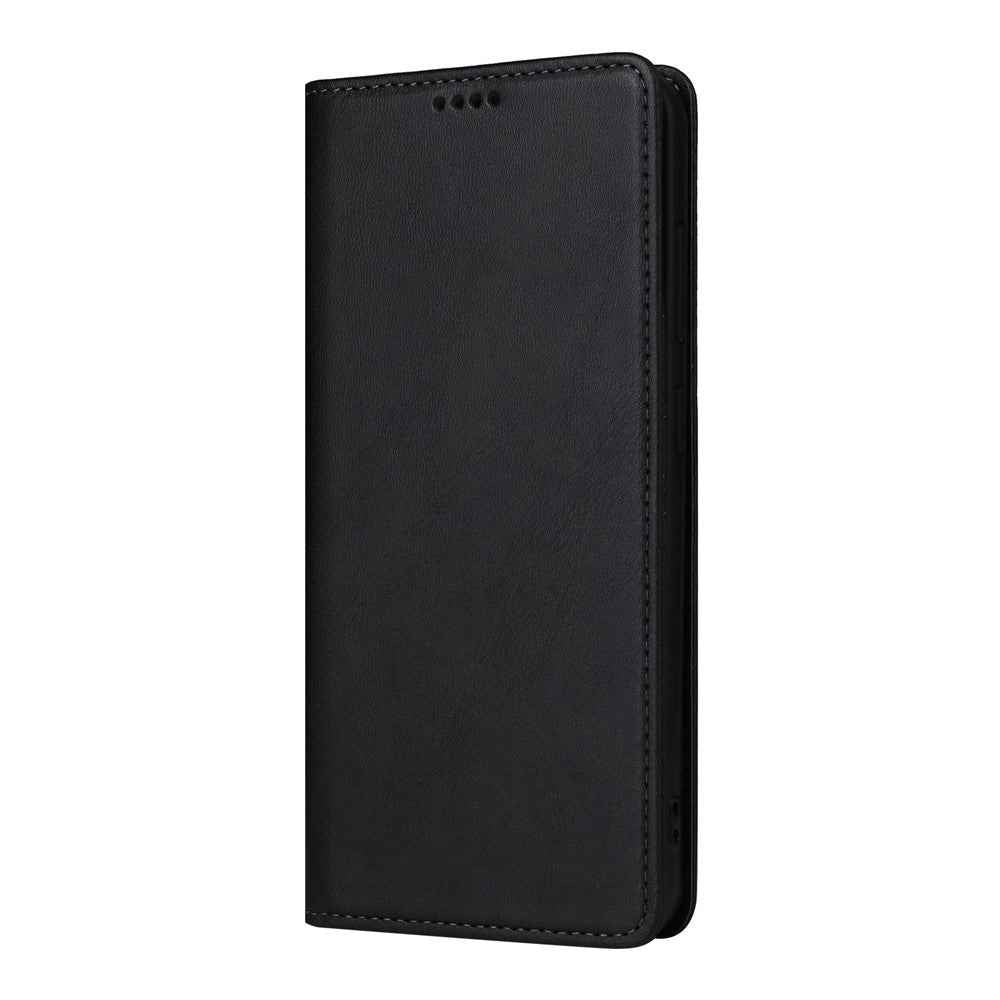 For Samsung Galaxy A57 5G Case RFID Blocking PU Leather Phone Wallet Cover - Black