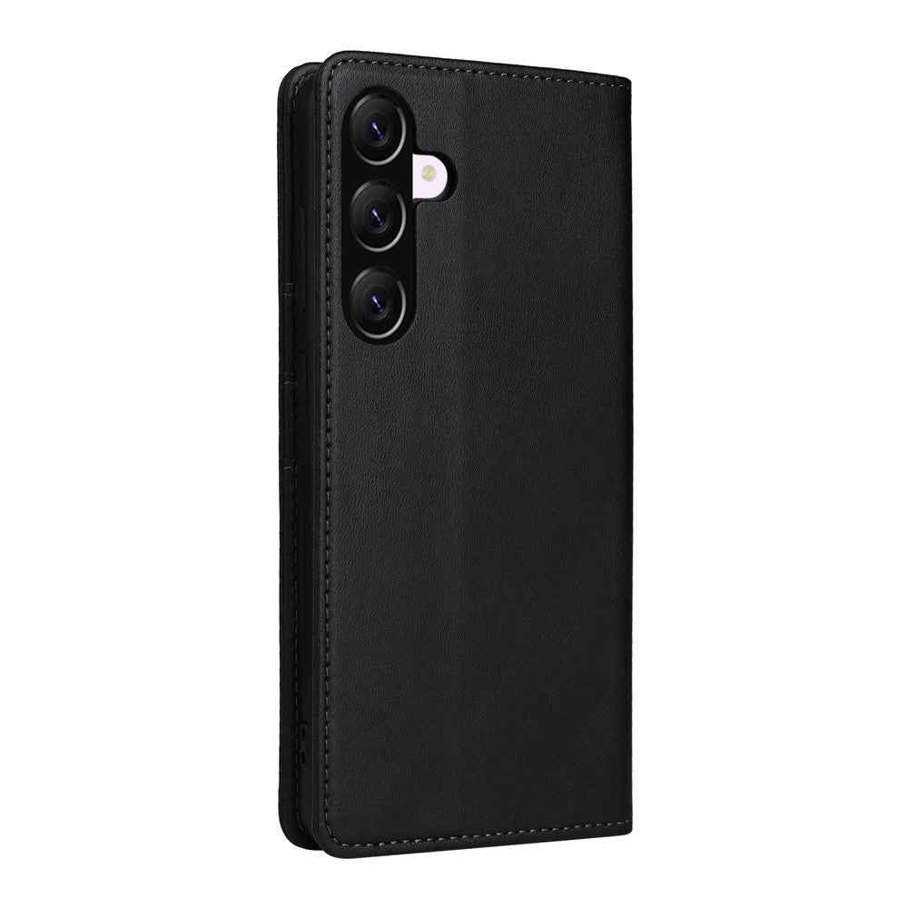 For Samsung Galaxy A57 5G Case RFID Blocking PU Leather Phone Wallet Cover - Black