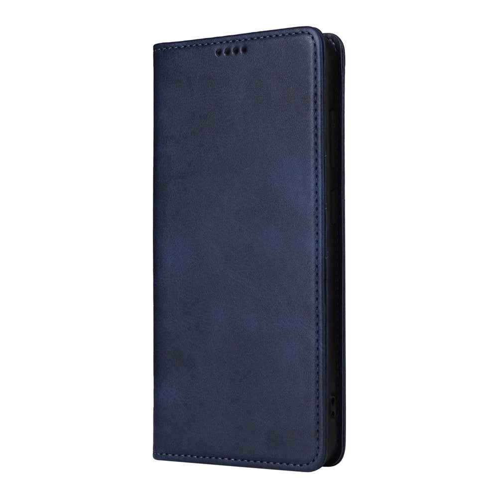 For Samsung Galaxy A57 5G Case RFID Blocking PU Leather Phone Wallet Cover - Blue