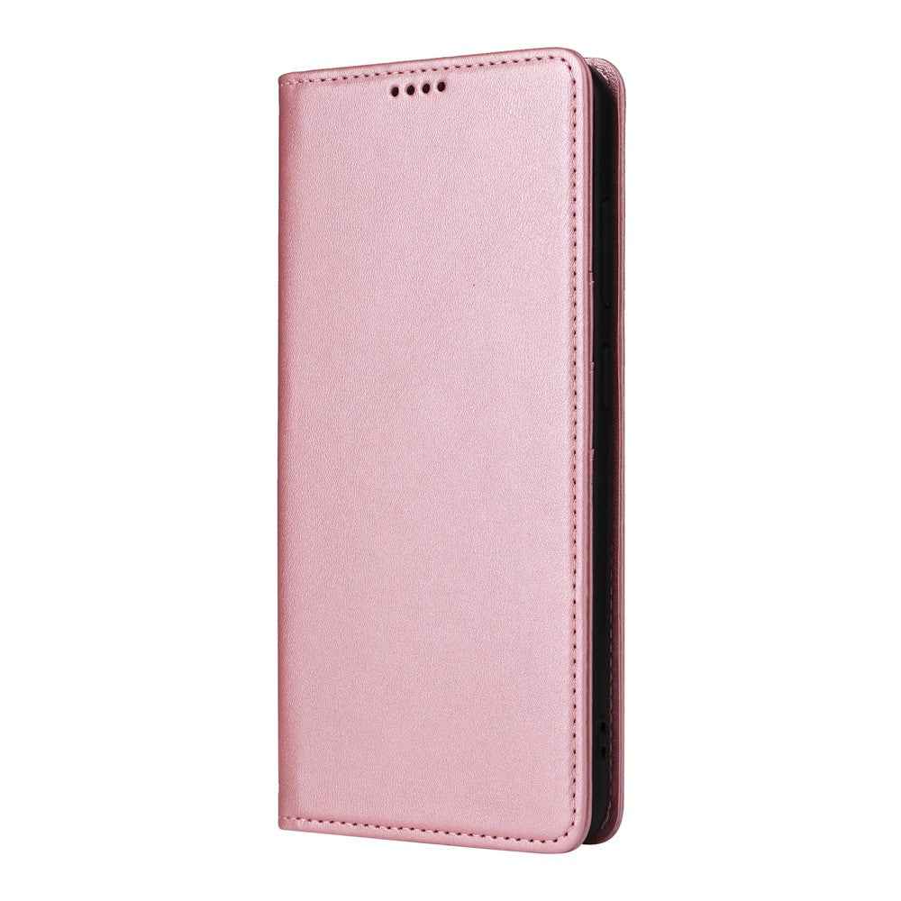 For Samsung Galaxy A57 5G Case RFID Blocking PU Leather Phone Wallet Cover - Pink