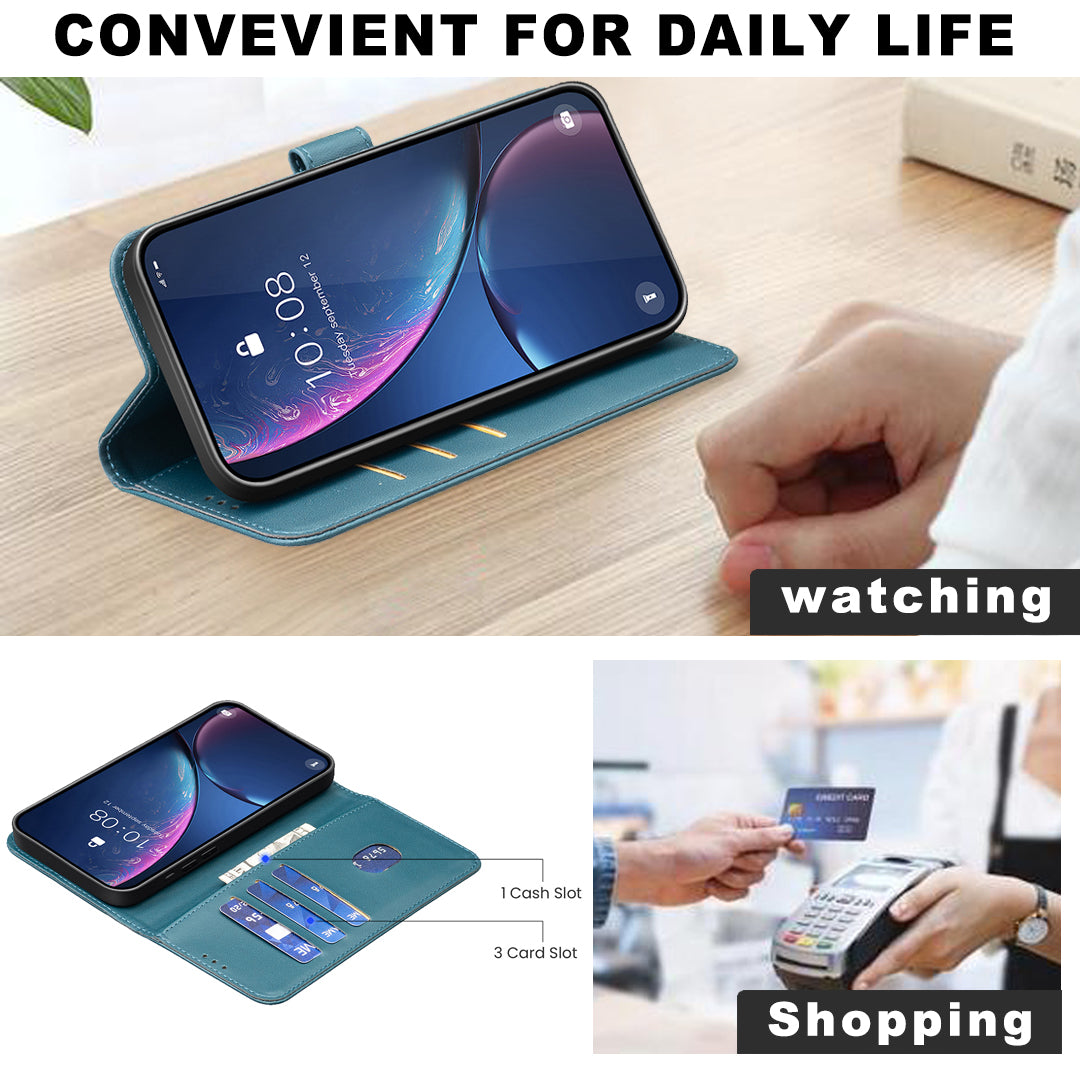 For Xiaomi Poco M8 5G / Redmi Note 15 5G (Global) / 15 4G (Global) Phone Case BINFEN COLOR BF17 Wallet Folio Flip Leather Cover - Green