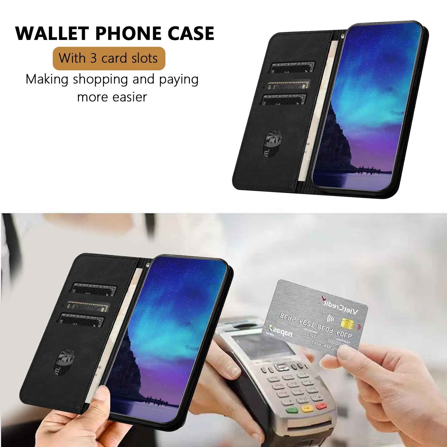 For Xiaomi 17 Ultra 5G Phone Cover Skin-touch Feel Leather Wallet Case with Stand - Black