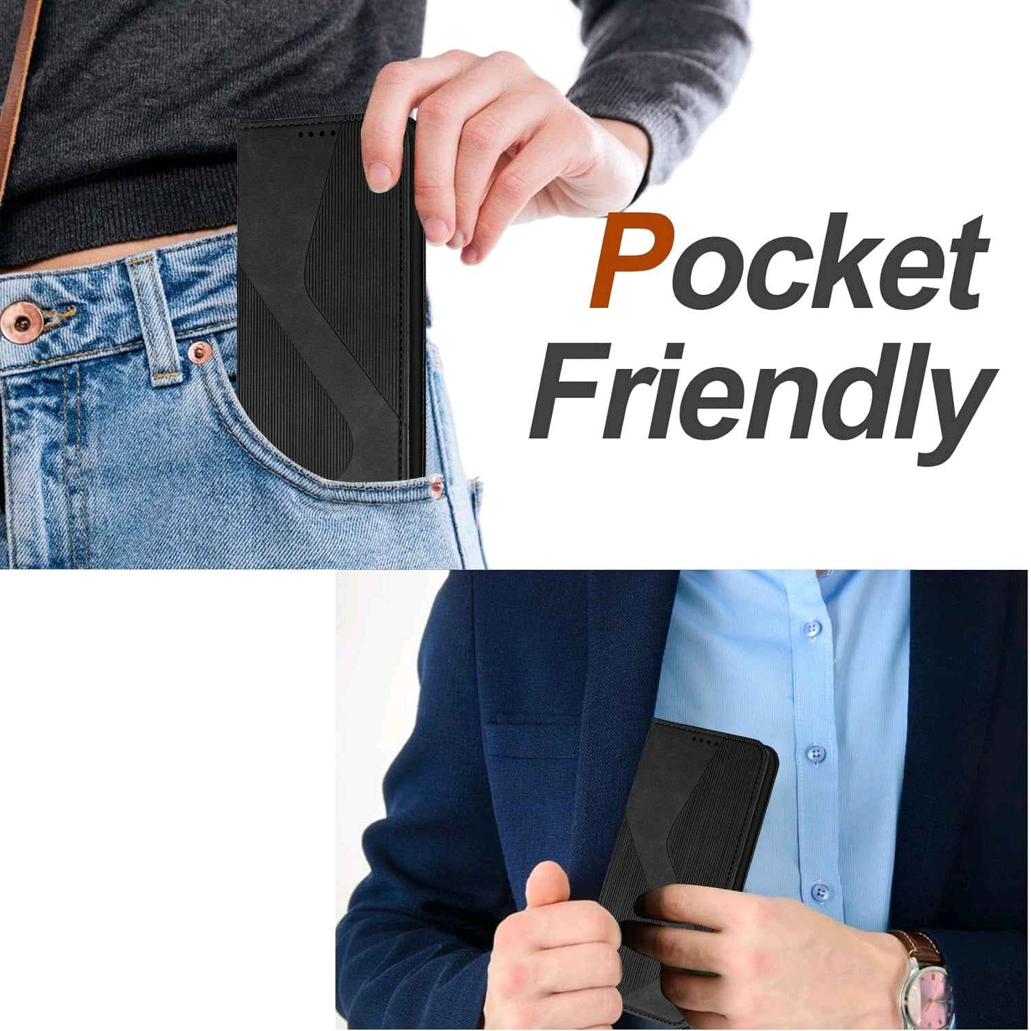 For Xiaomi 17 Ultra 5G Phone Cover Skin-touch Feel Leather Wallet Case with Stand - Black