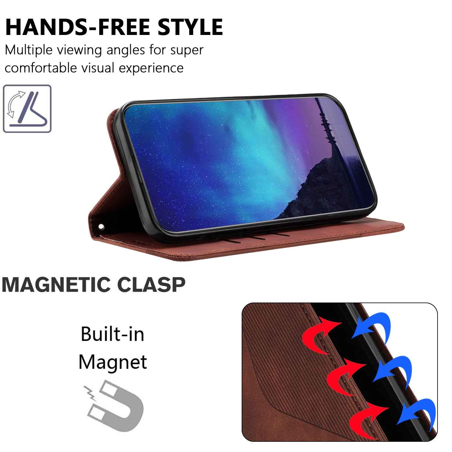 For Xiaomi 17 Ultra 5G Phone Cover Skin-touch Feel Leather Wallet Case with Stand - Brown