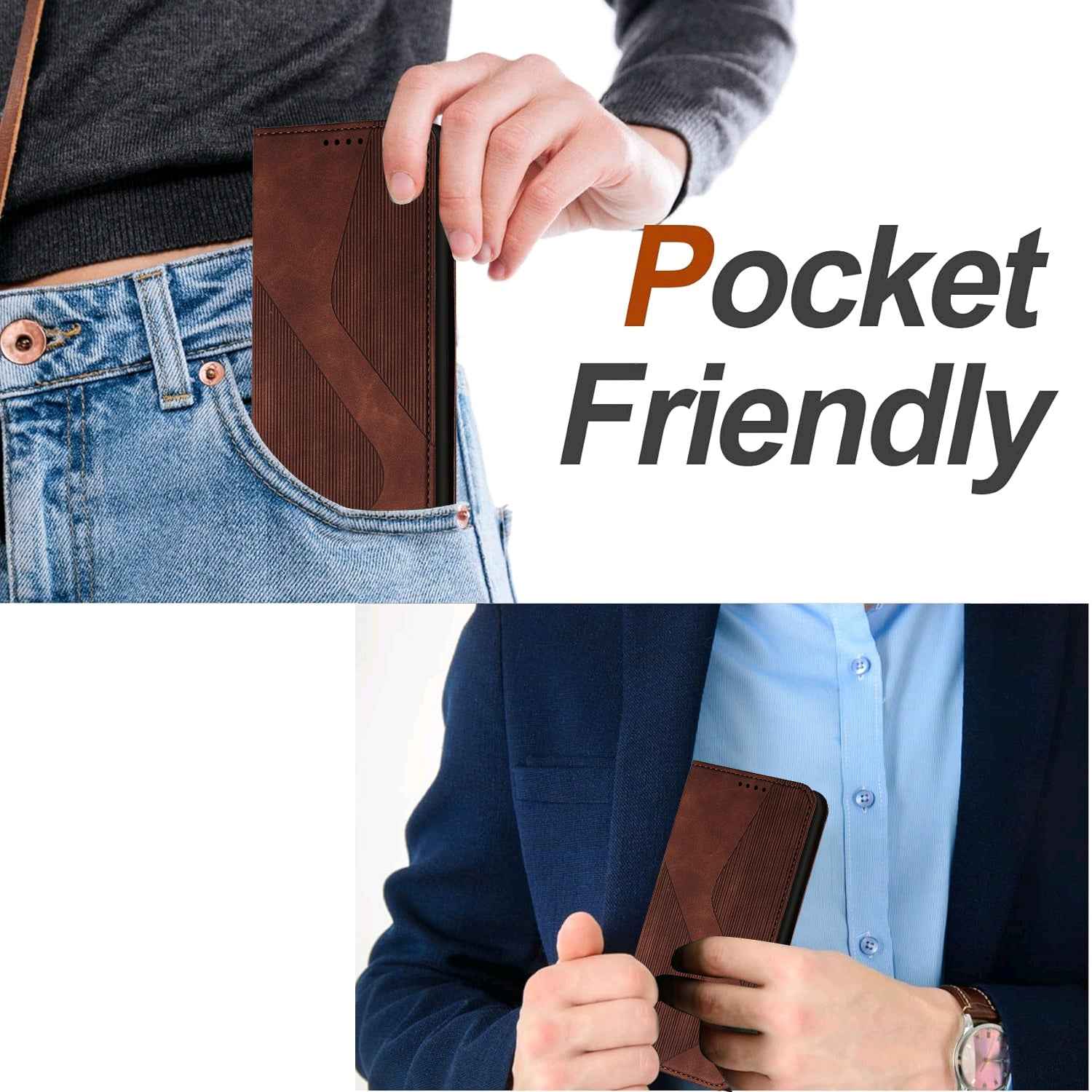 For Xiaomi 17 Ultra 5G Phone Cover Skin-touch Feel Leather Wallet Case with Stand - Brown