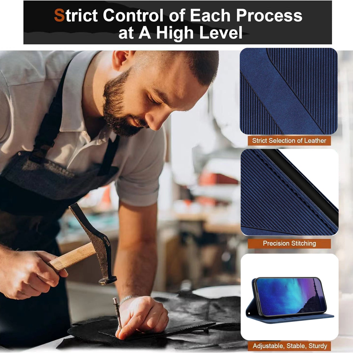 For Xiaomi Redmi Note 15 Pro 4G (Global) Phone Cover Skin-touch Feel Leather Wallet Case with Stand - Blue
