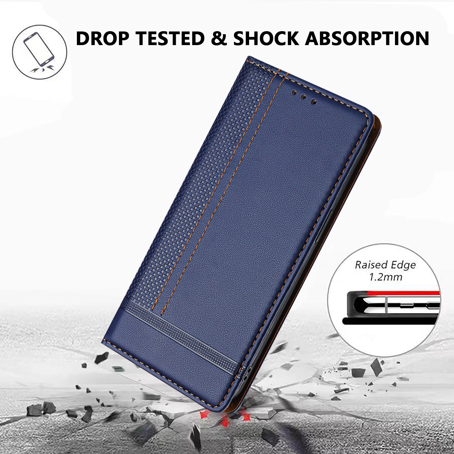 For Xiaomi Redmi Note 15 Pro 4G (Global) Case L-Shaped Grid Pattern Leather Stand Phone Cover with Card Slots - Blue