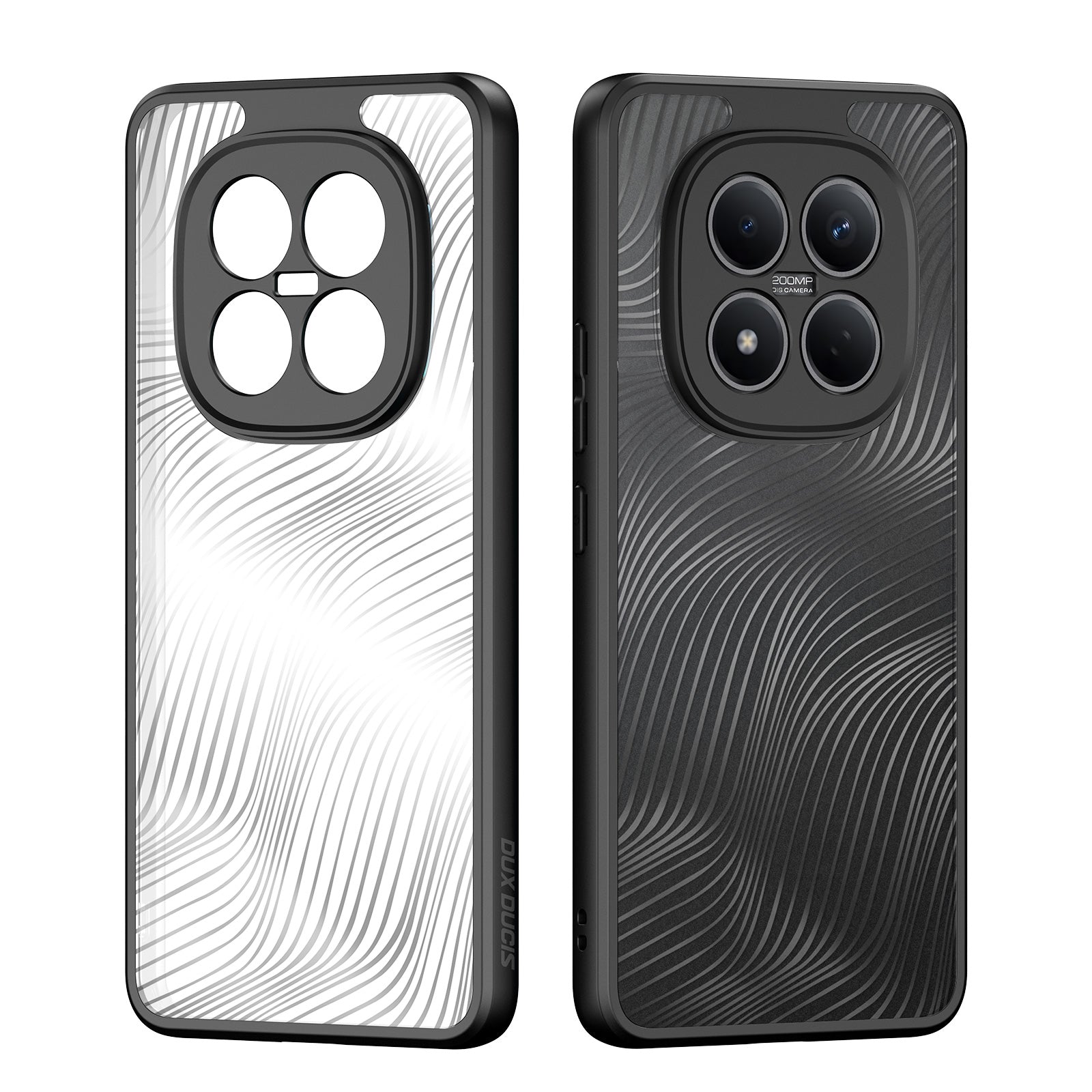 For Xiaomi Redmi Note 15 Pro 4G (Global) Case DUX DUCIS Aimo Series TPU+PC Matte Drop-proof Phone Cover (REACH Certification) - Black