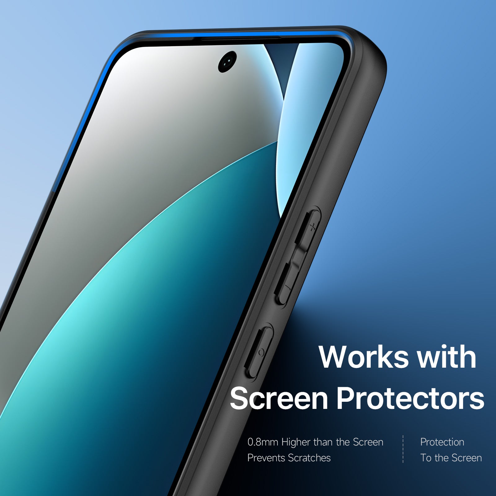 For Xiaomi Redmi Note 15 Pro 4G (Global) Case DUX DUCIS Aimo Series TPU+PC Matte Drop-proof Phone Cover (REACH Certification) - Black