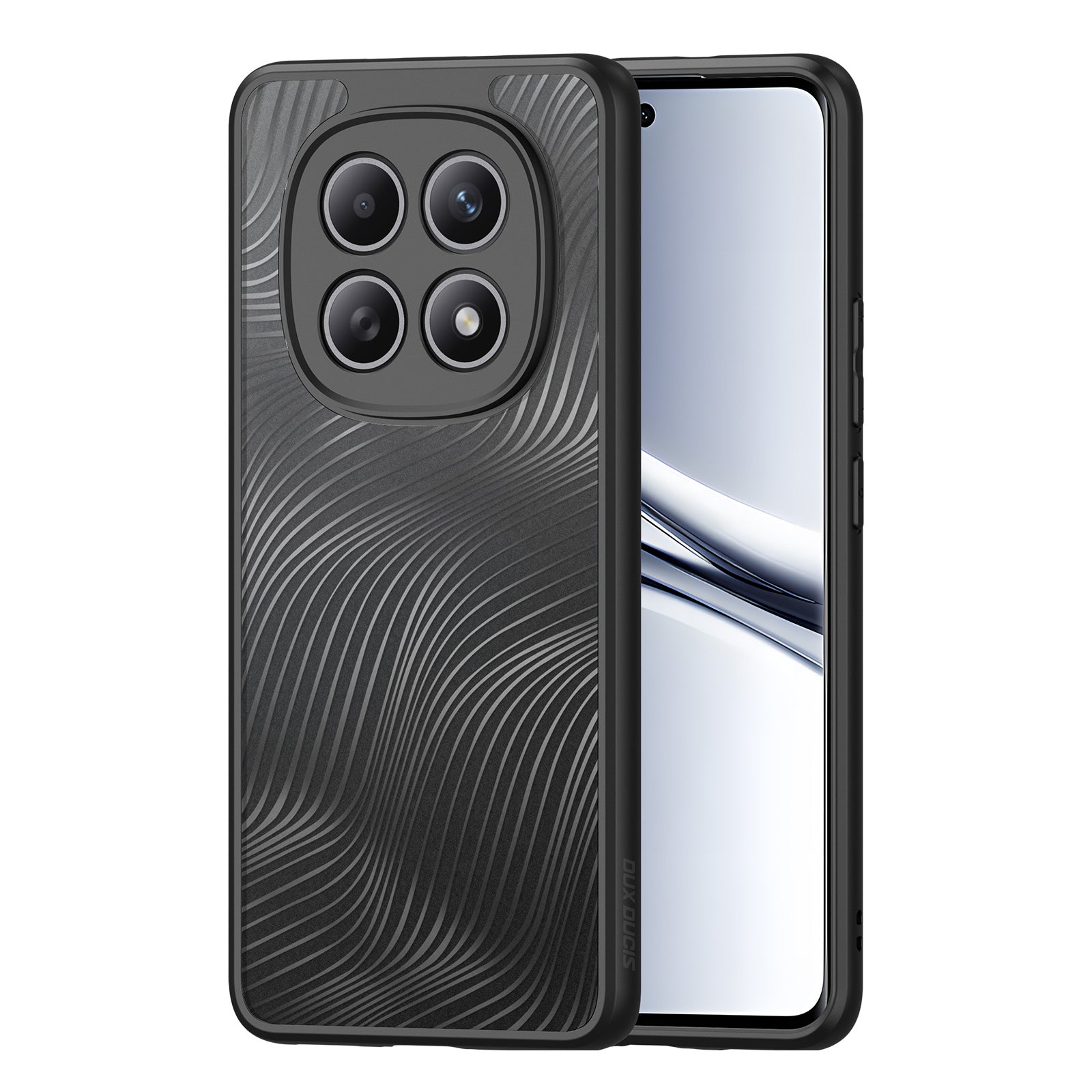 For Xiaomi Poco M8 5G / Redmi Note 15 5G (Global) / 15 4G (Global) Case DUX DUCIS Aimo Series TPU+PC Matte Drop-proof Phone Cover (REACH Certification) - Black