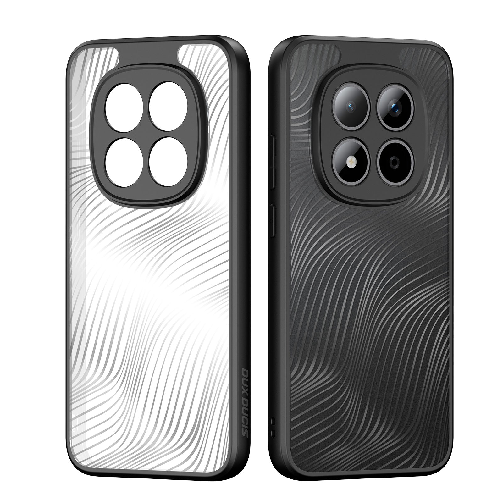 For Xiaomi Redmi Note 15 Pro 5G (Global) Case DUX DUCIS Aimo Series TPU+PC Matte Drop-proof Phone Cover (REACH Certification) - Black