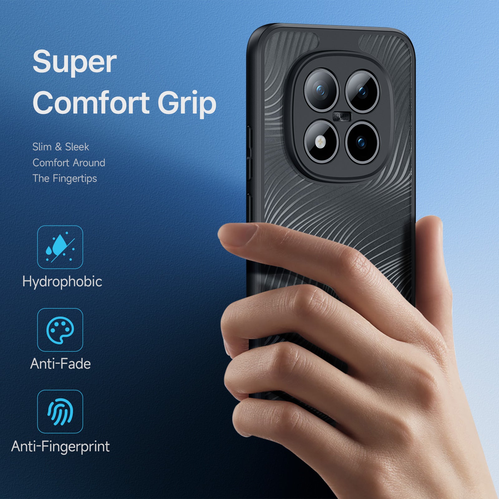 For Xiaomi Poco M8 Pro 5G / Redmi Note 15 Pro+ 5G (Global) Case DUX DUCIS Aimo Series TPU+PC Matte Drop-proof Phone Cover (REACH Certification) - Black