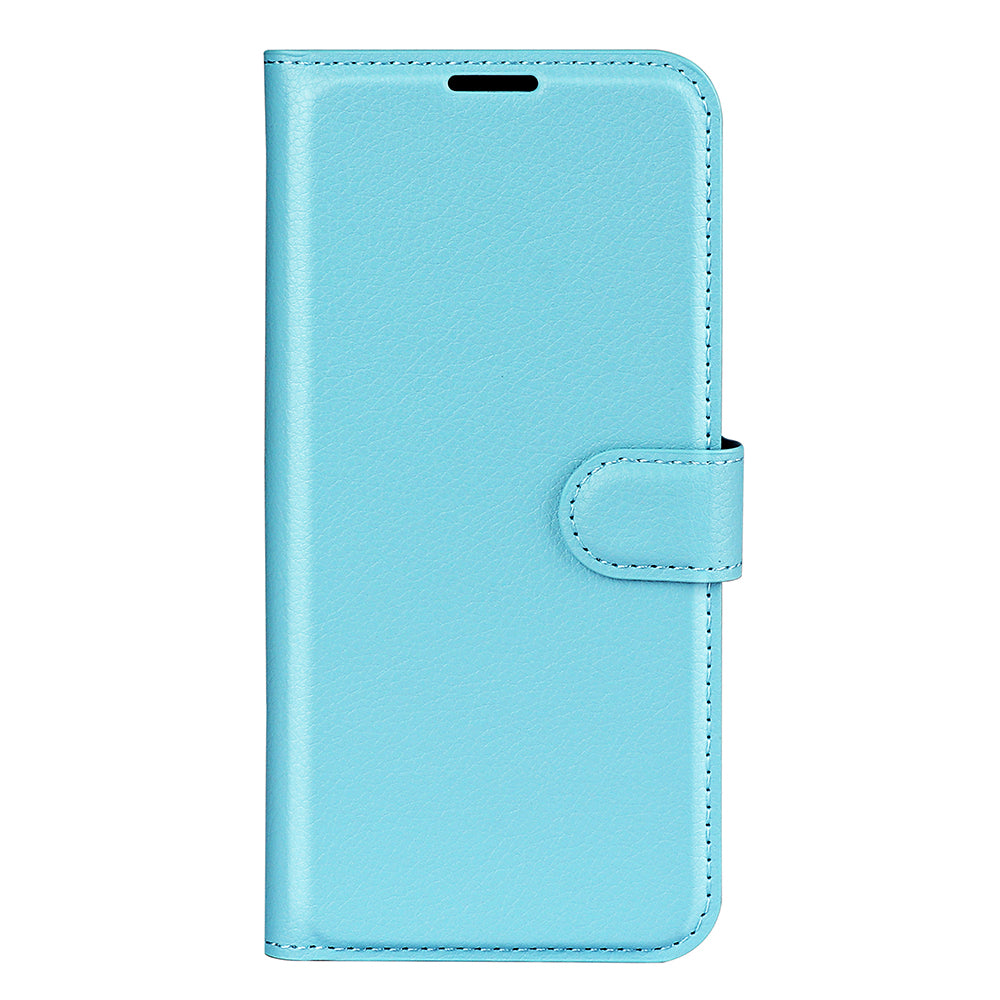 For Xiaomi Poco M8 5G / Redmi Note 15 5G (Global) Case Litchi Texture Shockproof Leather Wallet Phone Cover - Blue