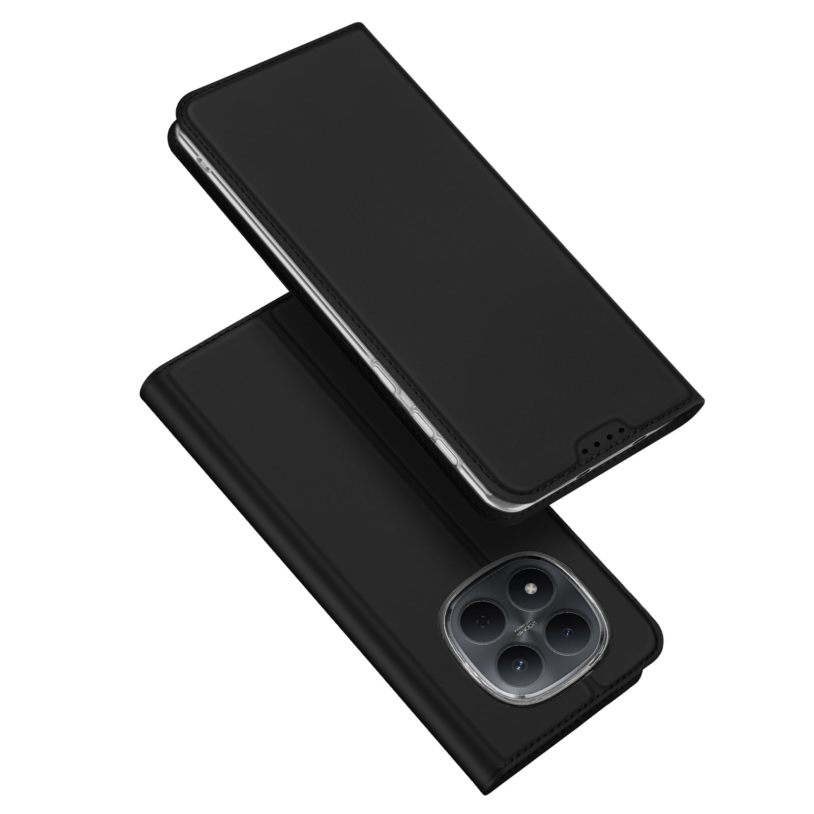 For Xiaomi Redmi Note 15 Pro 5G (Global) Case DUX DUCIS Skin Pro Series Leather Stand Cover Card Holder - Black