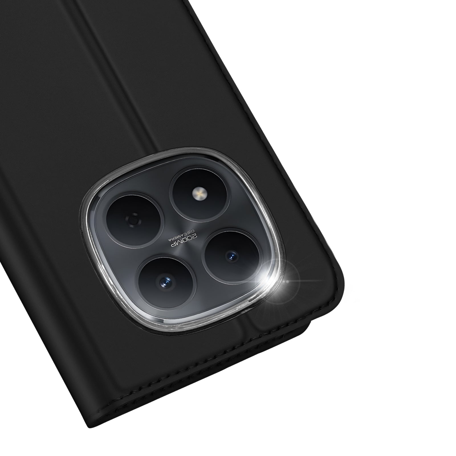 For Xiaomi Redmi Note 15 Pro 5G (Global) Case DUX DUCIS Skin Pro Series Leather Stand Cover Card Holder - Black
