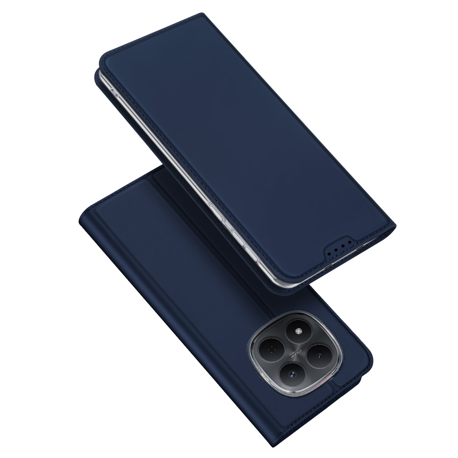 For Xiaomi Redmi Note 15 Pro 5G (Global) Case DUX DUCIS Skin Pro Series Leather Stand Cover Card Holder - Blue