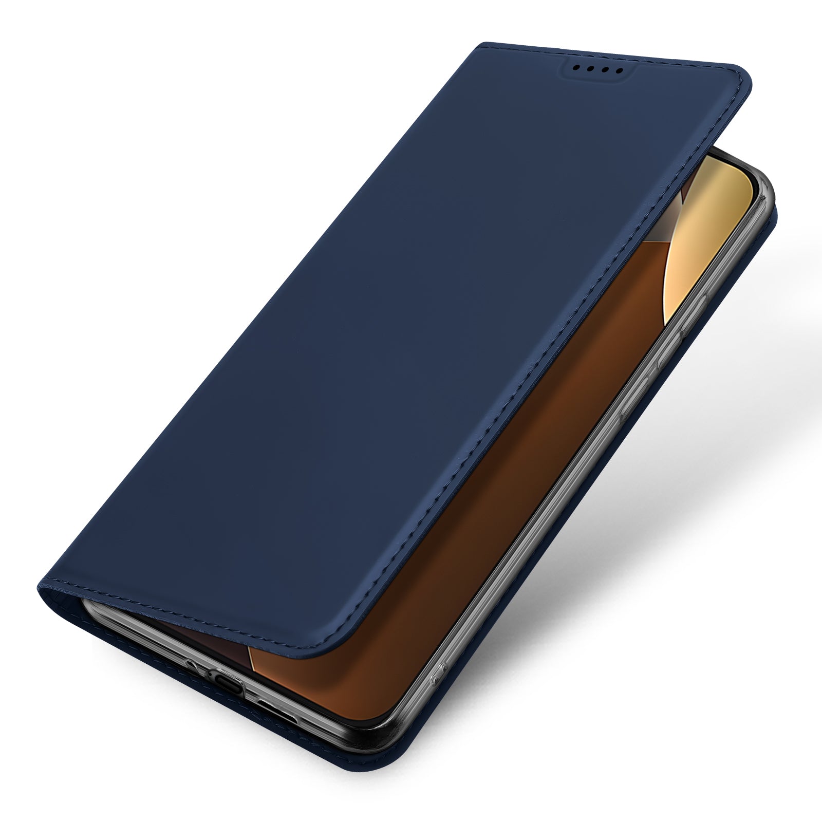 For Xiaomi Redmi Note 15 Pro 5G (Global) Case DUX DUCIS Skin Pro Series Leather Stand Cover Card Holder - Blue