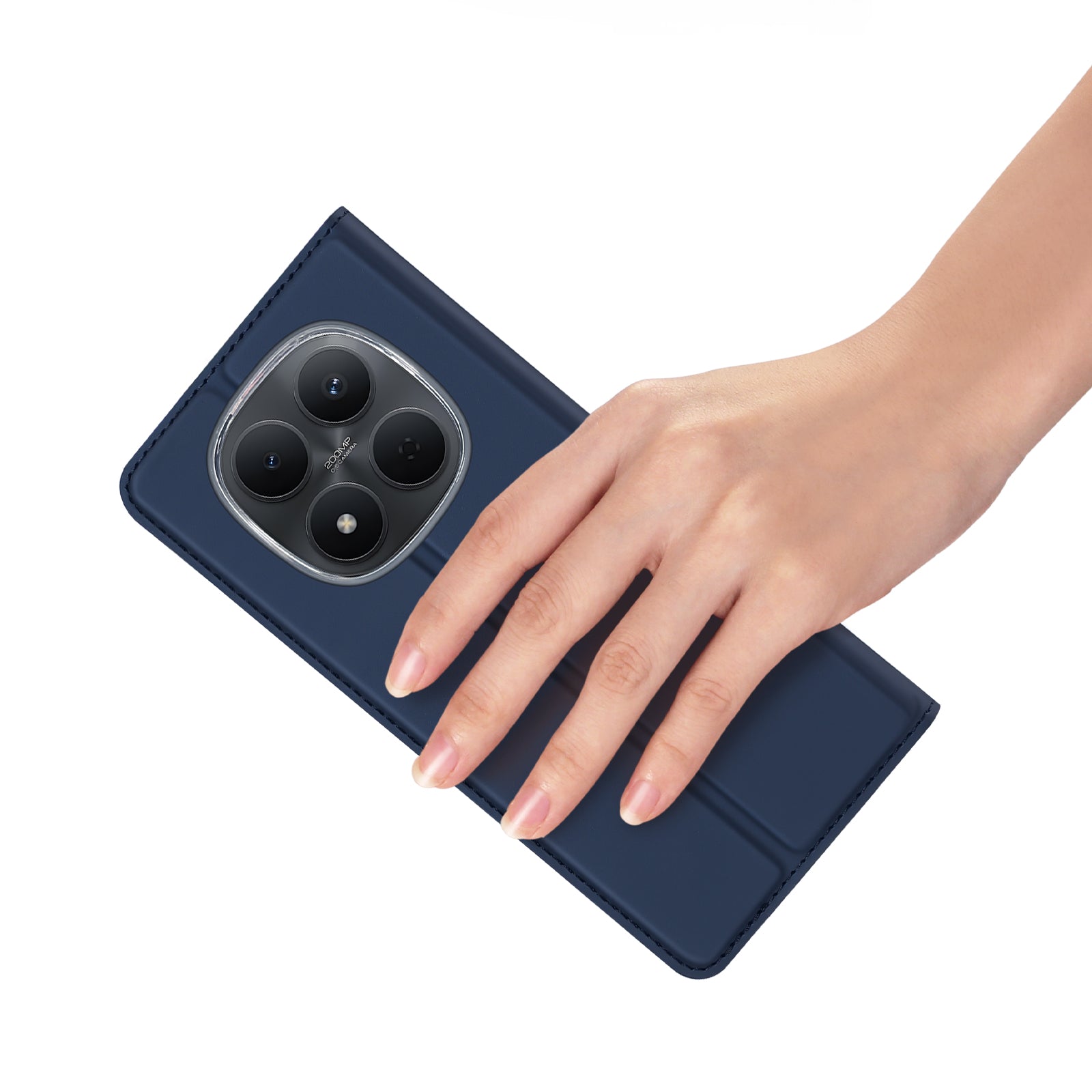 For Xiaomi Redmi Note 15 Pro 5G (Global) Case DUX DUCIS Skin Pro Series Leather Stand Cover Card Holder - Blue