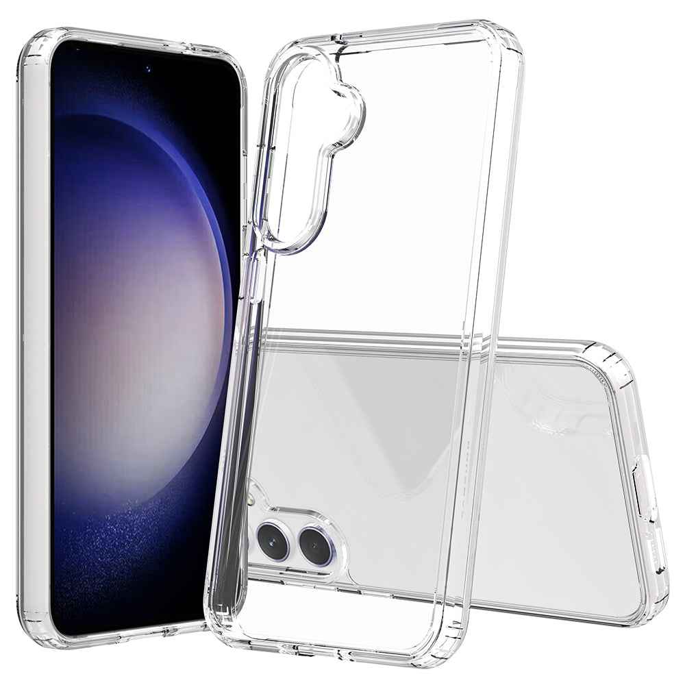 For Samsung Galaxy A57 5G Clear Phone Case TPU+Acrylic Shockproof Phone Back Cover - Clear