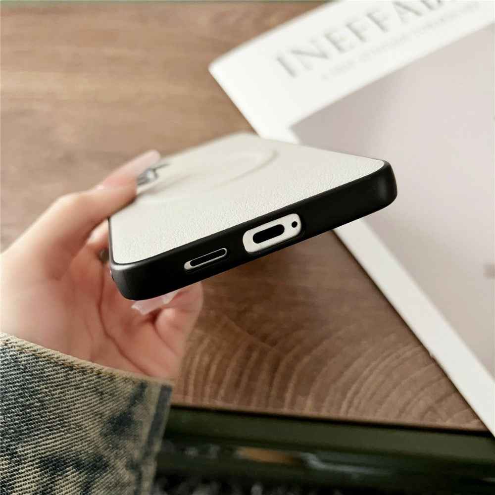 For Samsung Galaxy A57 5G Magnetic Case PU Leather + TPU Phone Back Cover - Light Green