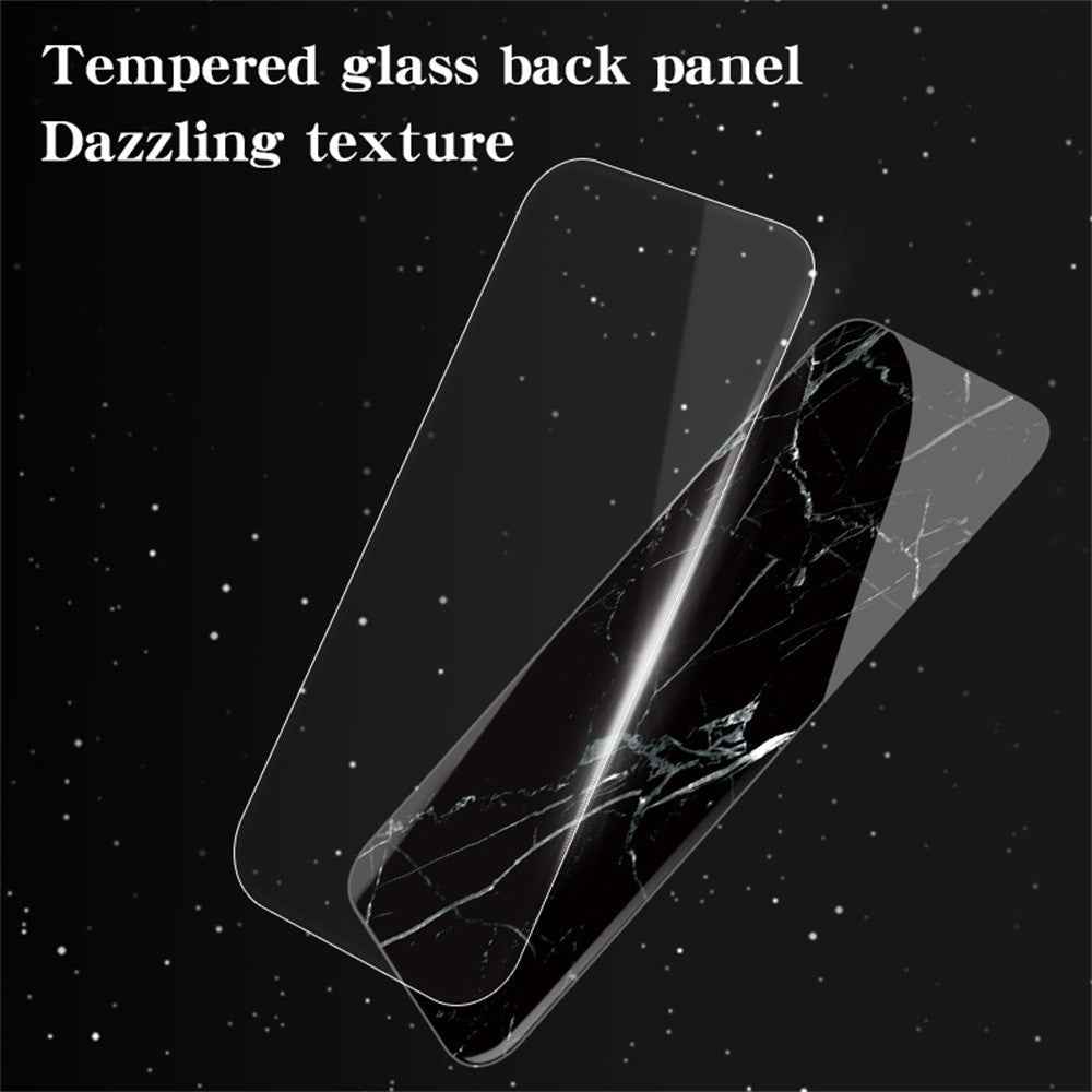 For Samsung Galaxy A57 5G Case Marble Pattern Tempered Glass + PC + TPU Protective Phone Cover - Blood Red Marble