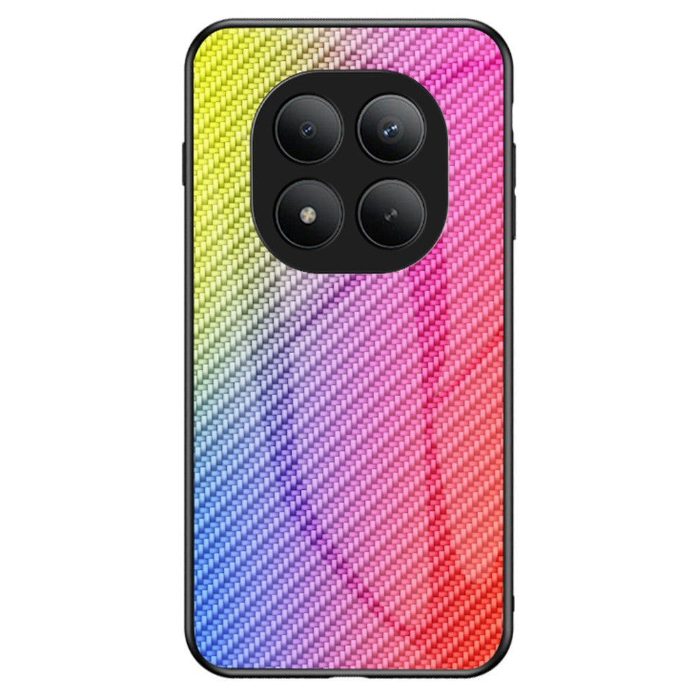 For Xiaomi Poco M8 Pro 5G / Redmi Note 15 Pro+ 5G (Global) Case Tempered Glass Shockproof Phone Cover - Colorful Fiber