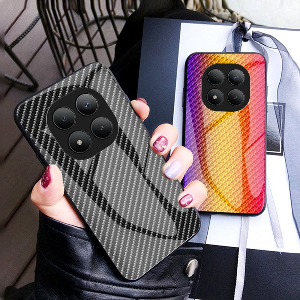 For Xiaomi Poco M8 Pro 5G / Redmi Note 15 Pro+ 5G (Global) Case Tempered Glass Shockproof Phone Cover - Colorful Fiber