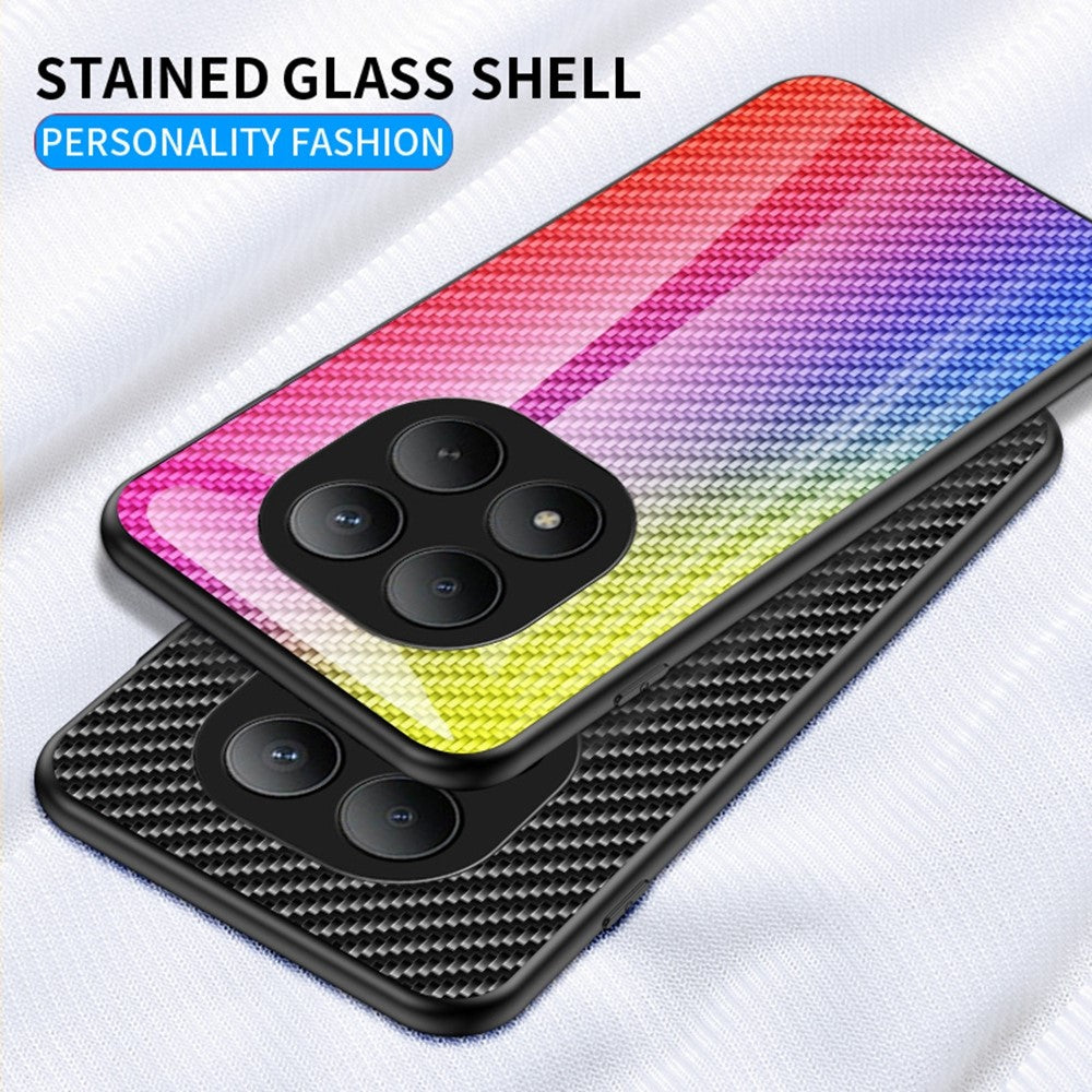 For Xiaomi Poco M8 Pro 5G / Redmi Note 15 Pro+ 5G (Global) Case Tempered Glass Shockproof Phone Cover - Colorful Fiber
