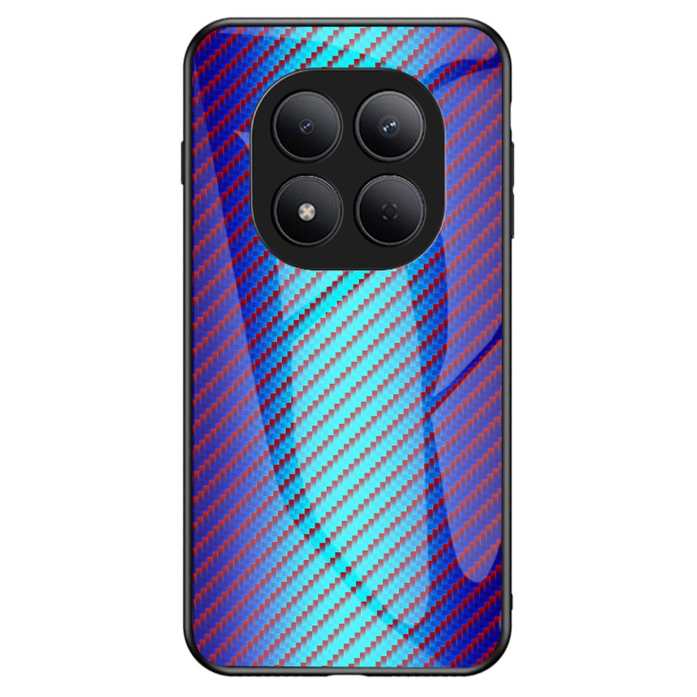 For Xiaomi Redmi Note 15 Pro 5G (Global) Case Tempered Glass Shockproof Phone Cover - Blue Fiber