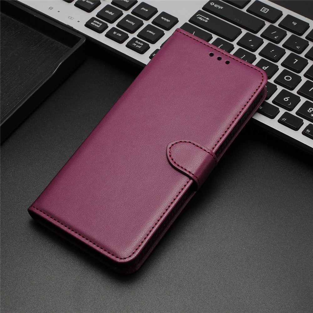 For Xiaomi Redmi Note 15 Pro 4G (Global) Case Stand Wallet Leather Phone Cover with Strap - Purple