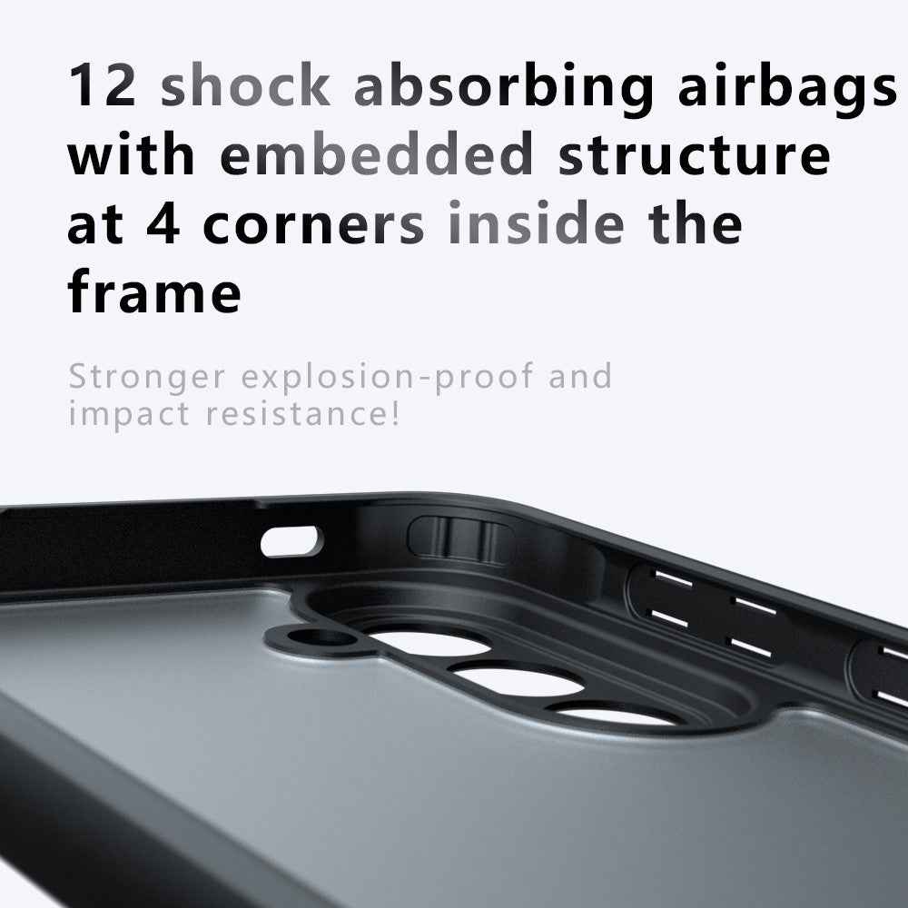 For Samsung Galaxy A57 5G Case TPU + PC Shockproof Phone Cover - Transparent
