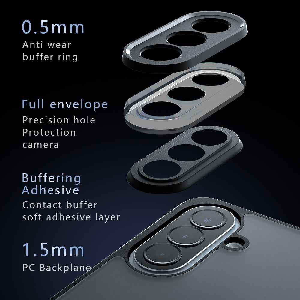 For Samsung Galaxy A57 5G Case TPU + PC Shockproof Phone Cover - Transparent