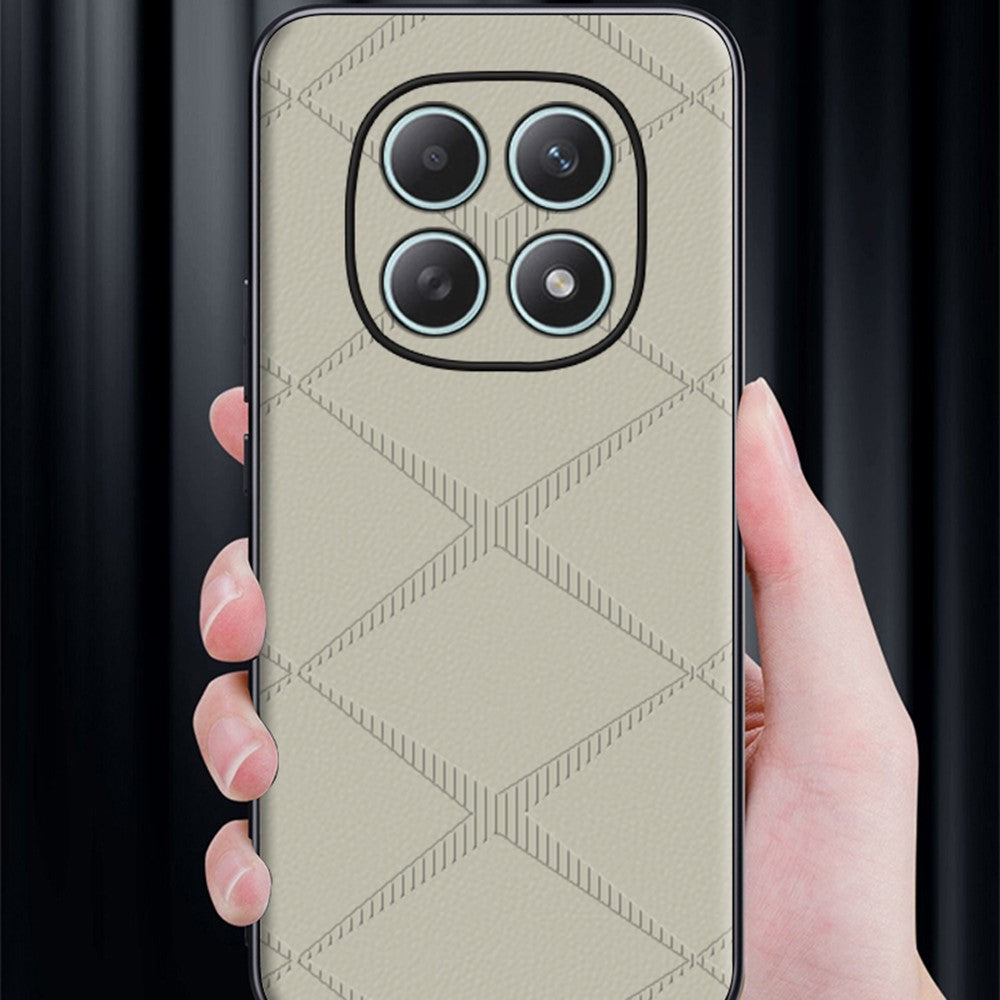 Phone Case For Xiaomi Poco M8 5G / Redmi Note 15 5G (Global) / 15 4G (Global) X-Patterned TPU PU Leather PC Anti-Drop Phone Cover - Green