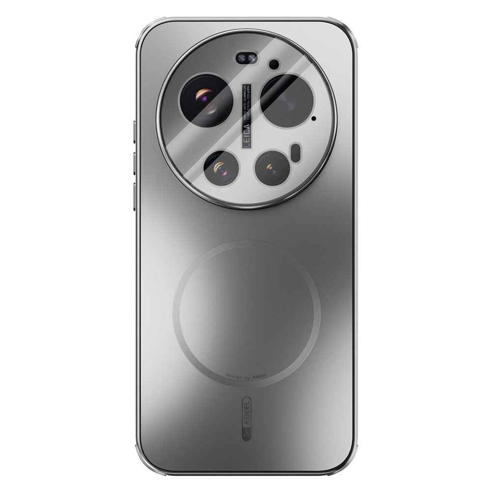 ABEEL For Xiaomi 17 Ultra 5G Magnetic Case TPU PC Cooling Matte Phone Back Cover with Lens Film - Titanium Grey