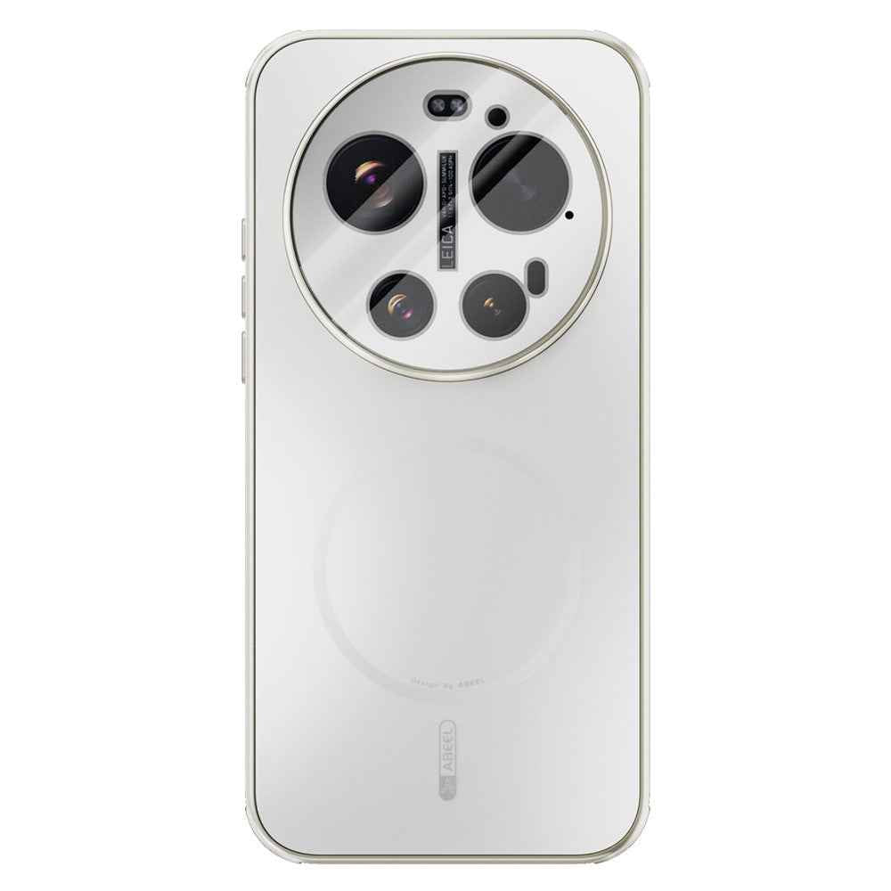 ABEEL For Xiaomi 17 Ultra 5G Magnetic Case TPU PC Cooling Matte Phone Back Cover with Lens Film - White