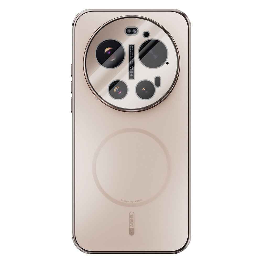 ABEEL For Xiaomi 17 Ultra 5G Magnetic Case TPU PC Cooling Matte Phone Back Cover with Lens Film - Gold