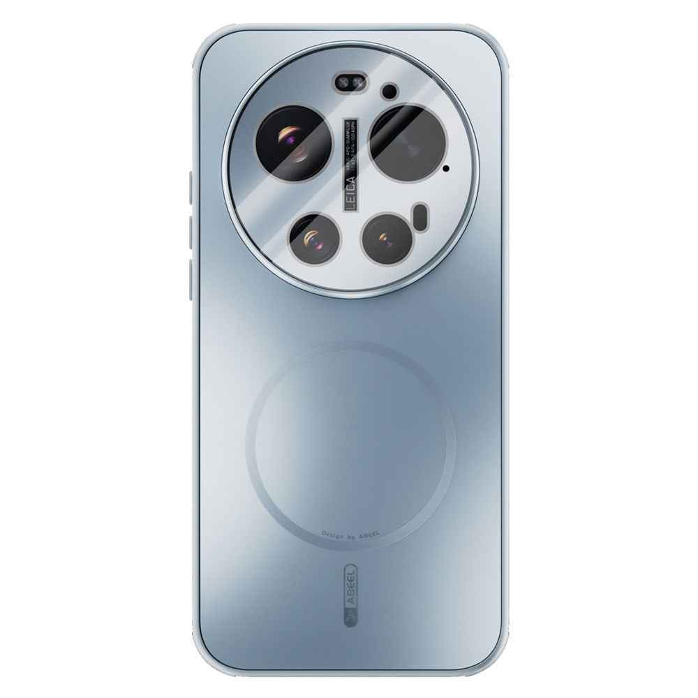 ABEEL For Xiaomi 17 Ultra 5G Magnetic Case TPU PC Cooling Matte Phone Back Cover with Lens Film - Baby Blue