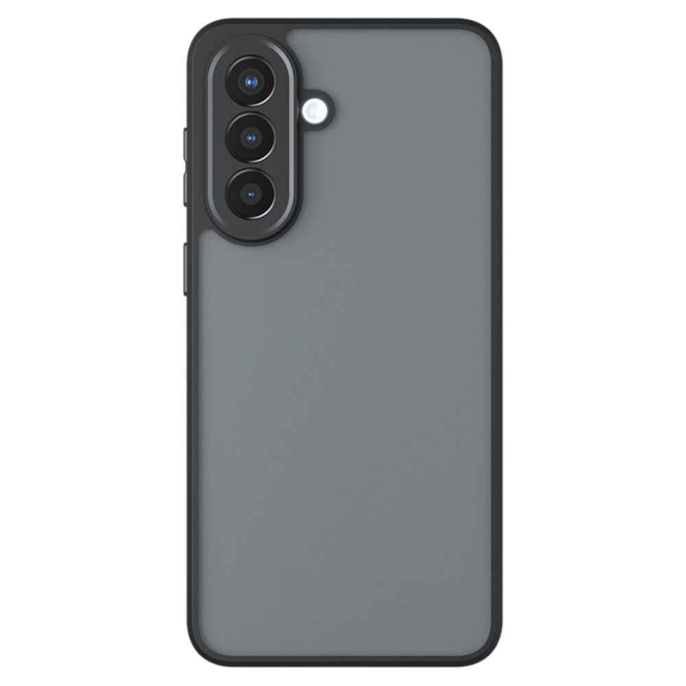 For Samsung Galaxy A57 5G Case Skin-Touch TPU + PC Matte Phone Back Cover - Transparent Black