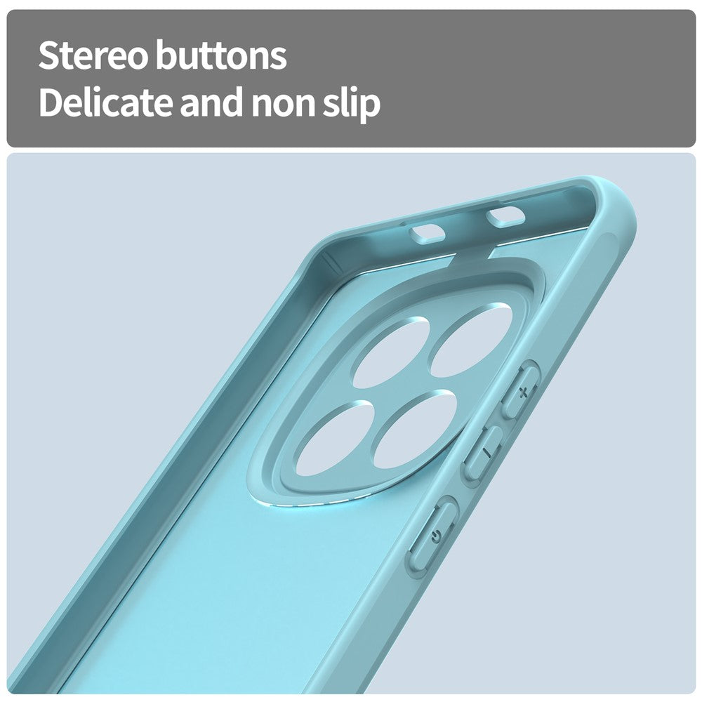 For Xiaomi Poco M8 5G / Redmi Note 15 5G (Global) / 15 4G (Global) Case Drop Proof Airbags Frosted Translucent PC + TPU Phone Back Cover - Mint Green