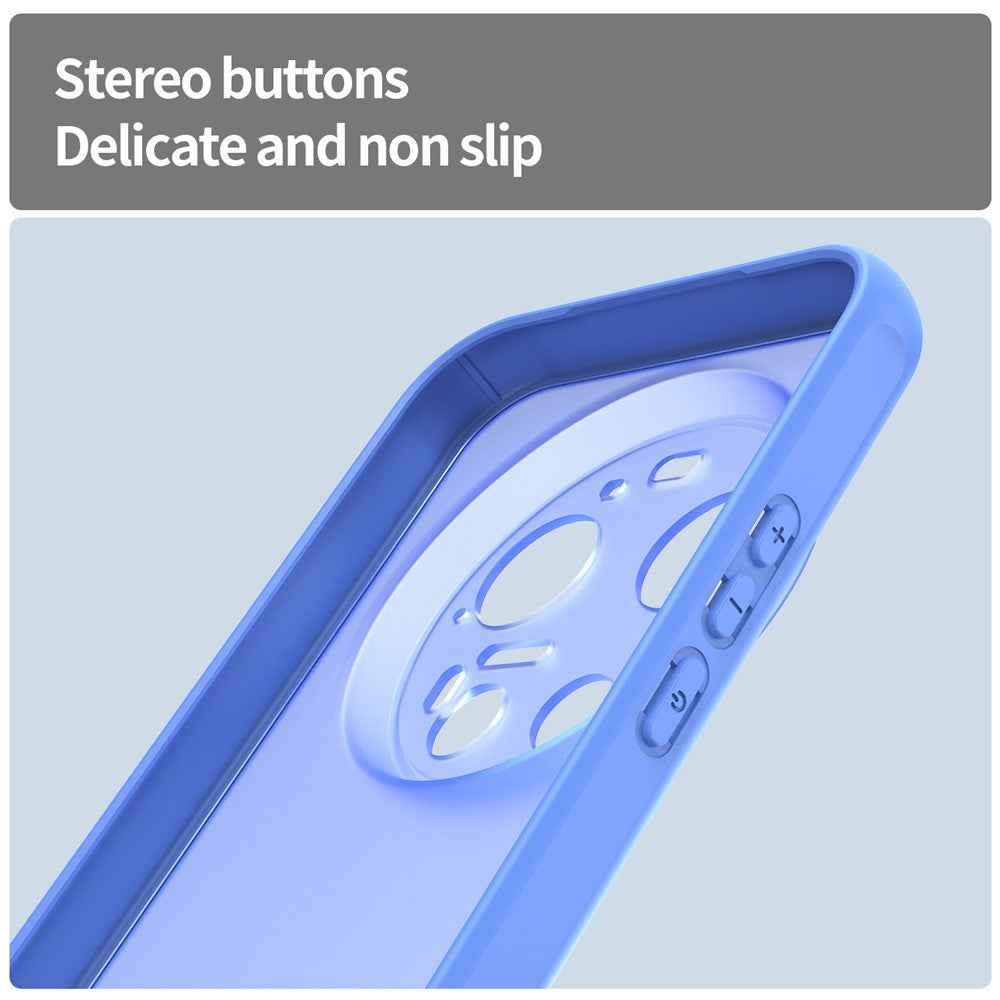 For Xiaomi 17 Ultra 5G Case Drop Proof Airbags Frosted Translucent PC + TPU Phone Back Cover - Baby Blue