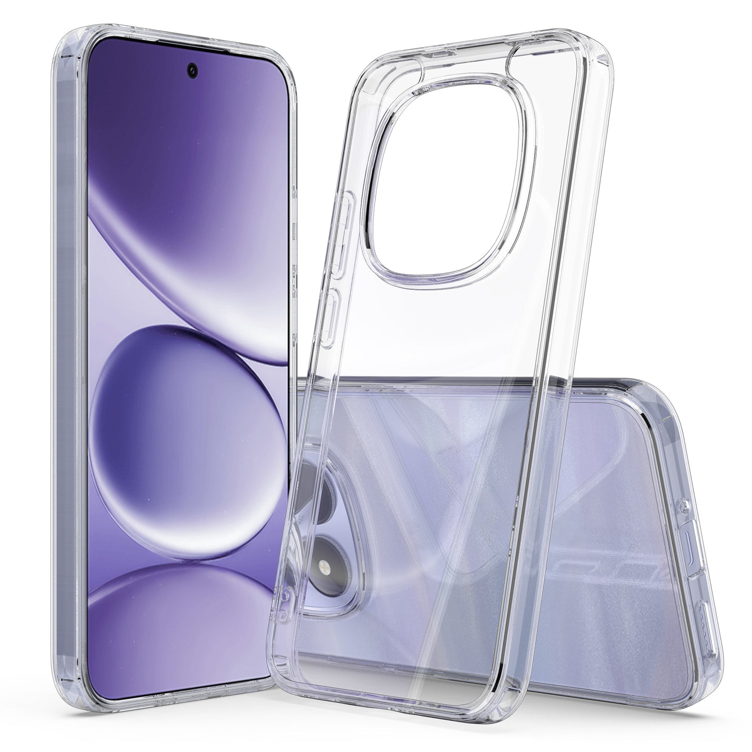 For Xiaomi Redmi Note 15 Pro 5G (Global) Clear Phone Case TPU+Acrylic Shockproof Phone Back Cover - Clear